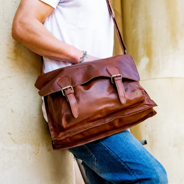 Sac Messager - Marron – Image 2
